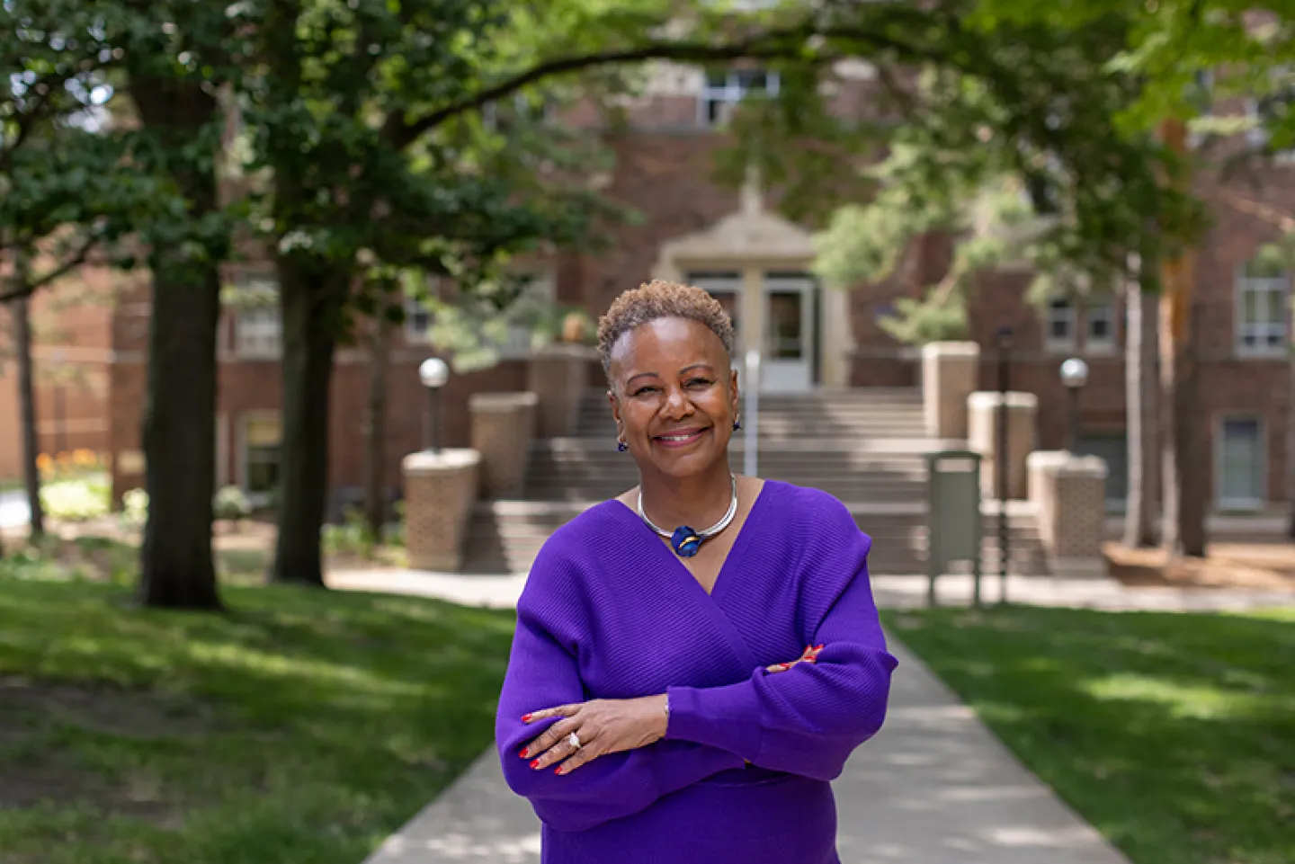 Profile image of University Marcheta Evans on campus